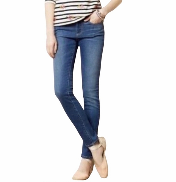 Pilcro and the Letterpress Denim - Anthropologie Pilcro & the Letterpress Skinny Parallel Jeans Size 25